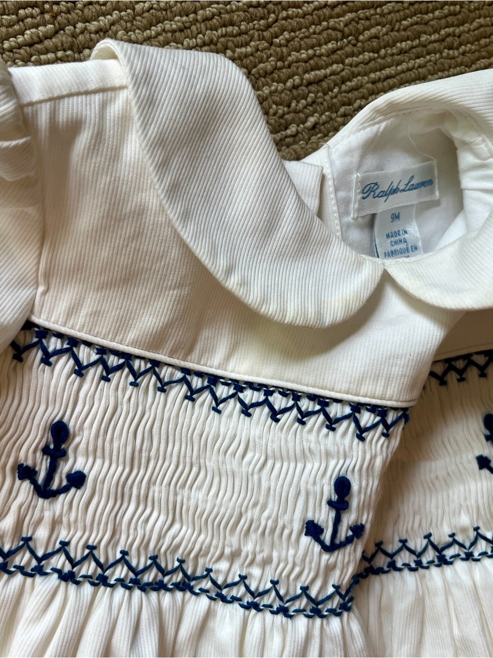 Ralph Lauren White Baby Bloomer - Picture 3 of 5